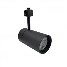 Nora NTE-866L940SB/L - MAX XL LED Track Head, 3650lm / 38W, 4000K, Spot Optic, Black, L-Style