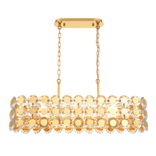 Eurofase Gold US 44287-020 - PERRENE, ISLAND CHANDELIER, GD