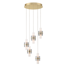 Eurofase Gold US 45594-014 - ROLA, 5LT LED CHANDELIER GOLD