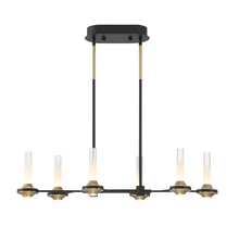 Eurofase Gold US 45713-019 - TORCIA, 6LT CHANDELIER L, BLK