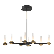 Eurofase Gold US 45714-016 - TORCIA, 8LT CHANDELIER, BLK