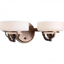 Progress P2720-124WB - Two Light Copper Bronze Opal Etched Glass Vanity