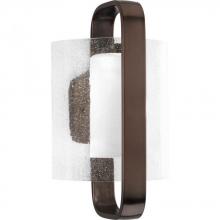 Progress P6604-74EE - One Light Venetian Bronze Clear Seeded With Etched Diffuser Glass Outdoor Wall Light