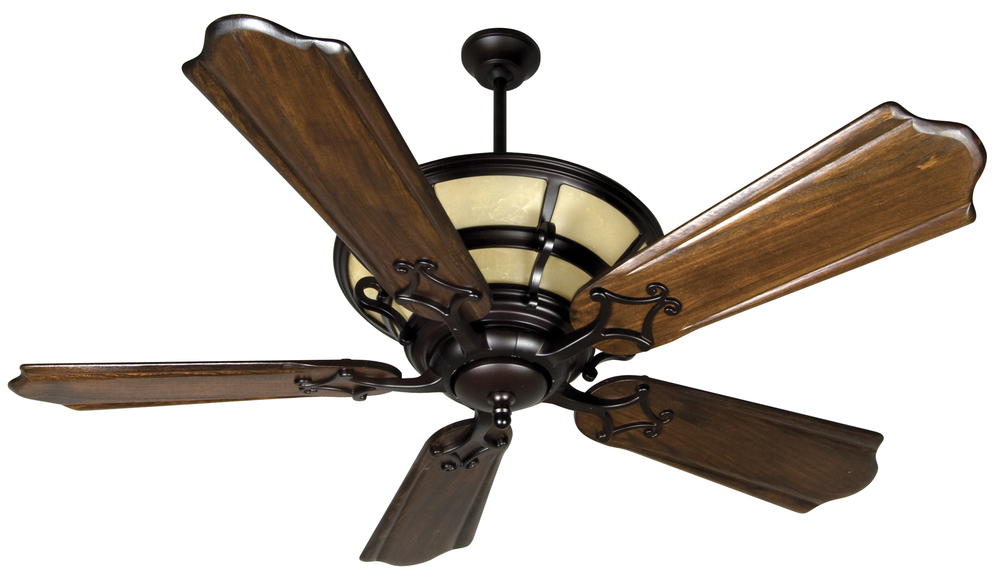 Hathaway 56 Ceiling Fan Kit With Light Kit And Blades Included In Oiled Bronze K10706 Aztec Lighting Inc