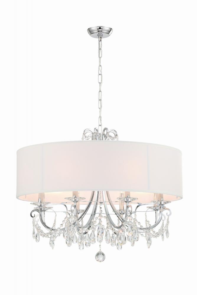 Othello Light Polished Chrome Chandelier 6628-CH-CL-MWP Aztec Lighting,  Inc.