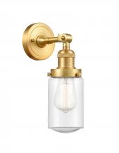 Innovations Lighting 203-SG-G314-LED - Dover - 1 Light - 5 inch - Satin Gold - Adjustable Sconce