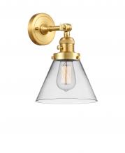Innovations Lighting 203SW-SG-G42-LED - Cone - 1 Light - 8 inch - Satin Gold - Adjustable Sconce