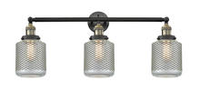 Innovations Lighting 205-BAB-G262-LED - Stanton - 3 Light - 32 inch - Black Antique Brass - Bath Vanity Light