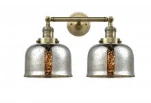 Innovations Lighting 208-AB-G78 - Bell - 2 Light - 19 inch - Antique Brass - Adjustable Bath Vanity Light