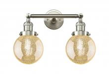 Innovations Lighting 208-SN-G208-6 - Beacon - 2 Light - 17 inch - Brushed Satin Nickel - Adjustable Bath Vanity Light