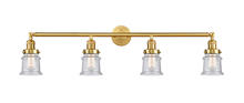 Innovations Lighting 215-SG-G184S-LED - Canton - 4 Light - 42 inch - Satin Gold - Adjustable Bath Vanity Light