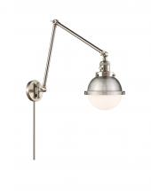 Innovations Lighting 238-SN-HFS-61-SN-LED - Hampden - 1 Light - 7 inch - Brushed Satin Nickel -Adjustable Swing Arm