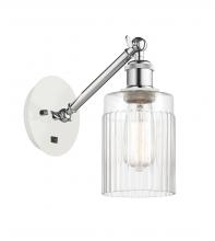 Innovations Lighting 317-1W-WPC-G342 - Hadley - 1 Light - 5 inch - White Polished Chrome - Adjustable Sconce