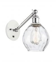Innovations Lighting 317-1W-WPC-G362 - Waverly - 1 Light - 6 inch - White Polished Chrome - Adjustable Sconce