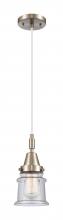 Innovations Lighting 447-1P-SN-G184S - Canton - 1 Light - 7 inch - Brushed Satin Nickel - Mini Pendant