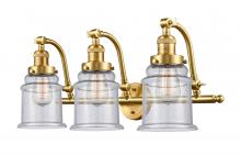 Innovations Lighting 515-3W-SG-G184 - Canton - 3 Light - 28 inch - Satin Gold - Adjustable Bath Vanity Light