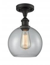 Innovations Lighting 516-1C-OB-G122 - Athens - 1 Light - 8 inch - Oil Rubbed Bronze - Semi-Flush Mount