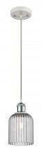 Innovations Lighting 516-1P-WPC-G559-5SM - Bridal Veil - 1 Light - 5 inch - White Polished Chrome - Cord hung - Mini Pendant