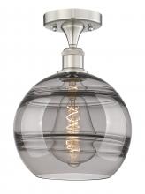 Innovations Lighting 616-1F-SN-G556-10SM - Rochester - 1 Light - 10 inch - Brushed Satin Nickel - Semi-Flush Mount