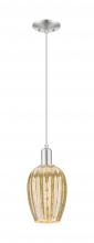 Innovations Lighting 716-1P-SN-G457-6ME - Preston - 1 Light - 6 inch - Brushed Satin Nickel - Cord hung - Mini Pendant