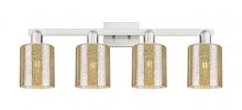 Innovations Lighting 716-4W-SN-G116 - Cobbleskill - 4 Light - 32 inch - Brushed Satin Nickel - Bath Vanity Light