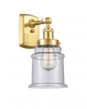 Innovations Lighting 916-1W-SG-G184 - Canton - 1 Light - 6 inch - Satin Gold - Sconce