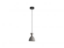 Golden 2173-7 GCT - Aethera 7" LED Pendant in Grey Cement