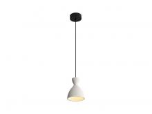 Golden 2173-7 WCT - Aethera 7" LED Pendant in White Sandstone Cement