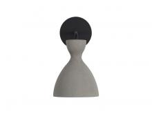 Golden 2173-OWL GCT - Aethera LED 7" Wall Sconce - Outdoor in Grey Cement