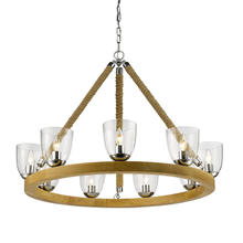 Golden 3086-9 CH - 9 Light Chandelier
