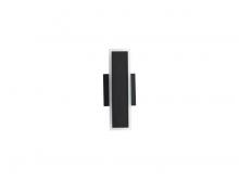 Golden 4072-OWL12 SNB - Obsidian LED 12" Wall Sconce - Outdoor in Sand Black
