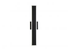 Golden 4072-OWL24 SNB - Obsidian LED 24" Wall Sconce - Outdoor in Sand Black