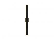 Golden 4072-OWL36 SNB - Obsidian LED 36" Wall Sconce - Outdoor in Sand Black