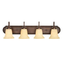 Golden 5221-4 RBZ-TEA - 4 Light Bath Vanity
