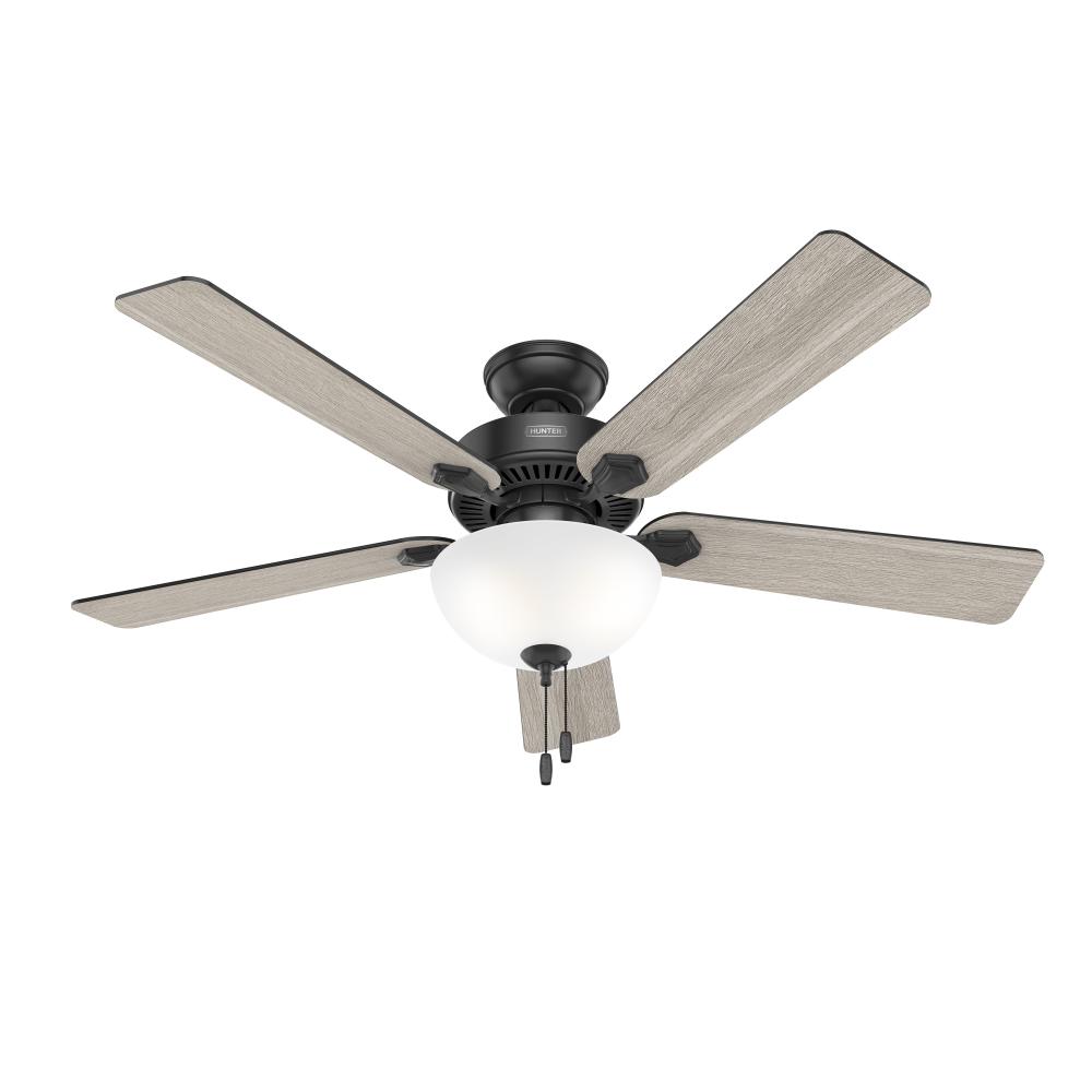 Swanson Matte Black Ceiling Fan