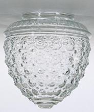 Nuvo 50/112 - Pineapple Glass Shade; Height 6.00 inch; Fitter 3-1/4 inch; Diameter 5-1/2 inch