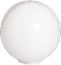 Nuvo 50/785 - 12 Inch White Acrylic Globe; 12 inch Diameter; 5-1/4 inch Fitter