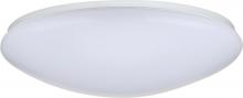 Nuvo 62/736 - 19" Flush Mounted LED Light Fixture - White Finish; With Occupancy Sensor;120-277 volts