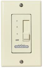 Fanimation C1V - Wall Control Fan Only (3-Speed/Non-Reversing): Ivory