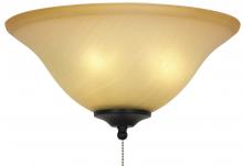 Fanimation G453 - 13" GLASS BOWL: SWIRL, AMBER