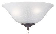 Fanimation G460LW - 13" GLASS BOWL: WHITE LINEN FROSTED